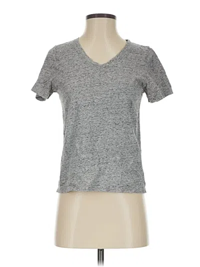 Pre-owned Uniqlo Short Sleeve T-shirt In Gray
