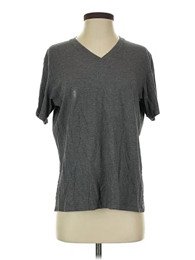 Pre-owned Uniqlo Short Sleeve T-shirt In Gray