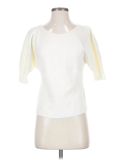 Pre-owned Uniqlo Short Sleeve T-shirt In Ivory