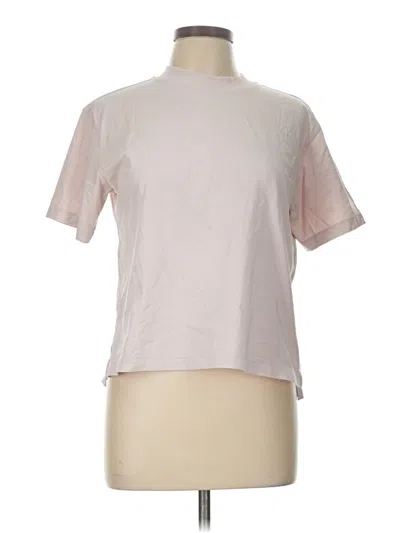 Pre-owned Uniqlo Short Sleeve T-shirt In Pink