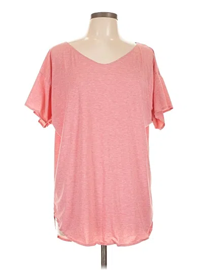 Pre-owned Uniqlo Short Sleeve T-shirt In Pink