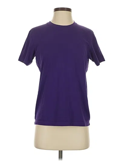 Pre-owned Uniqlo Short Sleeve T-shirt In Purple