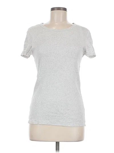Pre-owned Uniqlo Short Sleeve T-shirt In Silver
