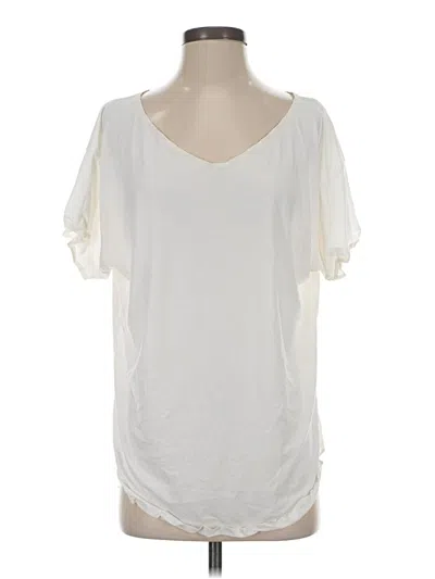 Pre-owned Uniqlo Short Sleeve T-shirt In White