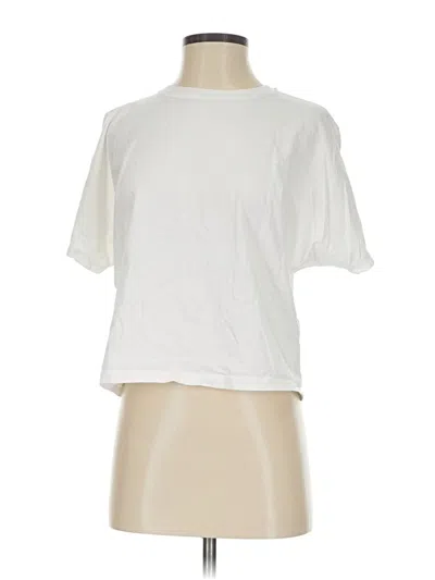 Pre-owned Uniqlo Short Sleeve T-shirt In White