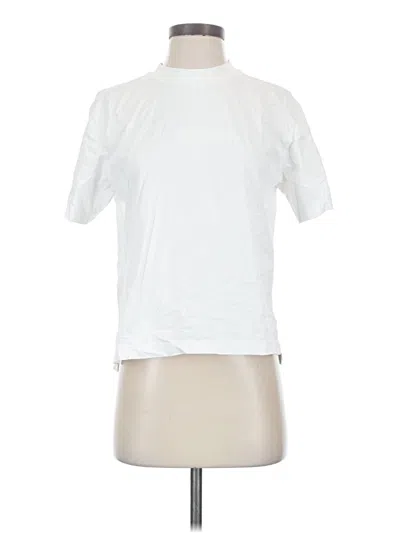 Pre-owned Uniqlo Short Sleeve T-shirt In White