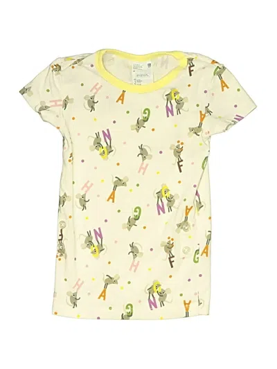 Pre-owned Uniqlo Kids' Short Sleeve T-shirt In Yellow