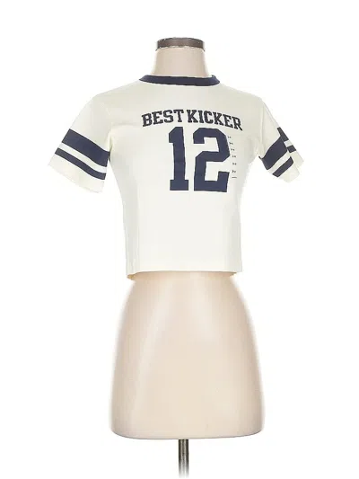 Uniqlo Short Sleeve Turtleneck In White