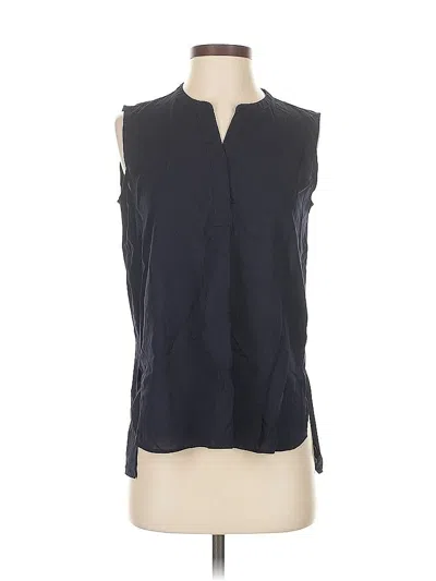 Pre-owned Uniqlo Sleeveless Blouse In Black