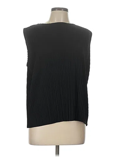 Pre-owned Uniqlo Sleeveless Blouse In Black