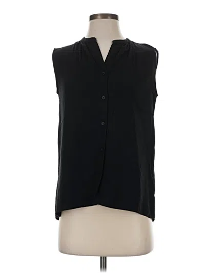 Pre-owned Uniqlo Sleeveless Blouse In Black