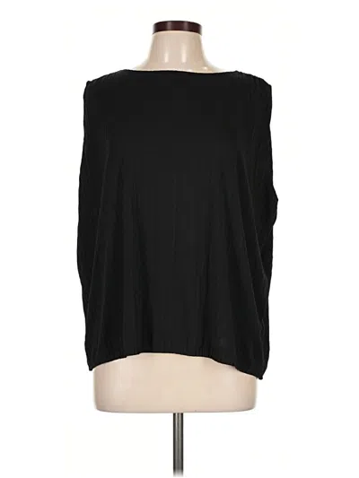 Pre-owned Uniqlo Sleeveless Blouse In Black