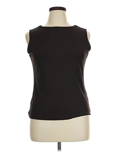 Pre-owned Uniqlo Sleeveless Blouse In Black