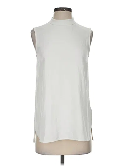 Pre-owned Uniqlo Sleeveless Blouse In Ivory