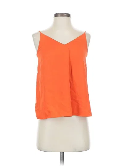 Pre-owned Uniqlo Sleeveless Blouse In Orange