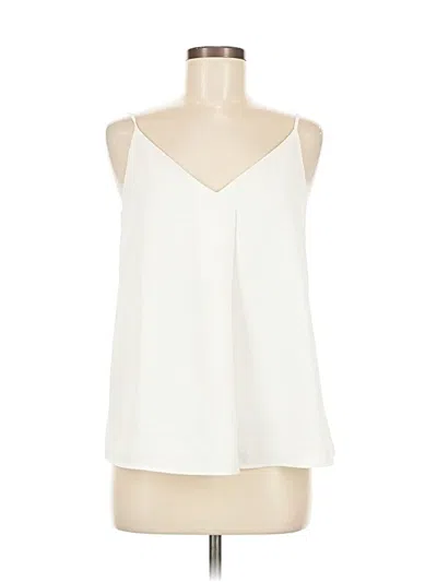 Pre-owned Uniqlo Sleeveless Blouse In White