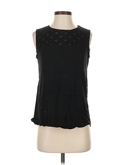 Pre-owned Uniqlo Sleeveless T-shirt In Black
