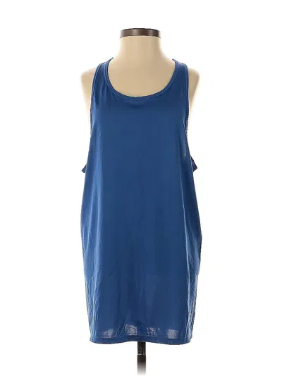 Pre-owned Uniqlo Sleeveless T-shirt In Blue