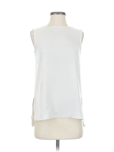 Pre-owned Uniqlo Sleeveless T-shirt In White
