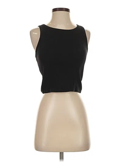 Pre-owned Uniqlo Sleeveless T-shirt In Black