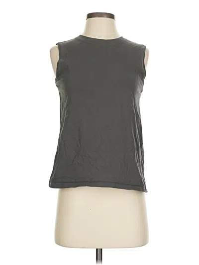 Pre-owned Uniqlo Sleeveless T-shirt In Gray