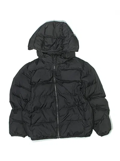Pre-owned Uniqlo Kids' Snow Jacket In Black