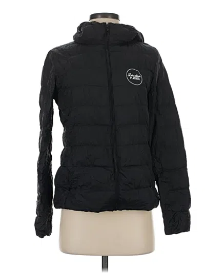 Pre-owned Uniqlo Snow Jacket In Black