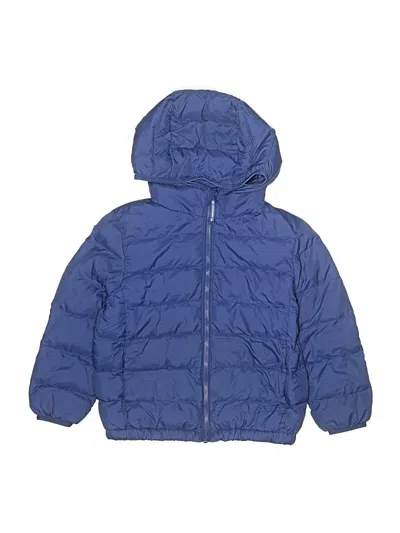 Pre-owned Uniqlo Kids' Snow Jacket In Blue