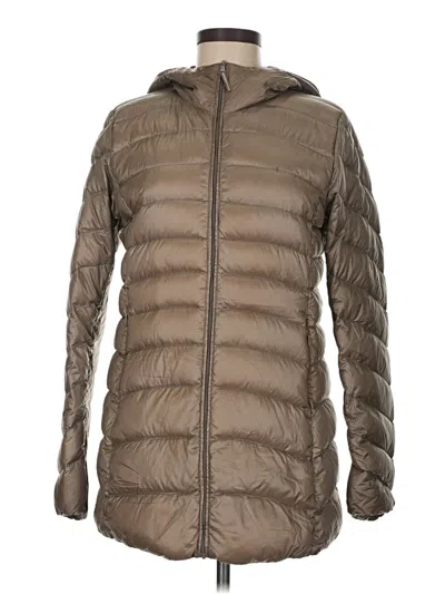 Pre-owned Uniqlo Snow Jacket In Gold
