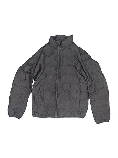 Pre-owned Uniqlo Kids' Snow Jacket In Gray