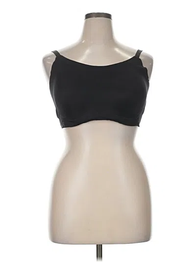 Pre-owned Uniqlo Sports Bra In Black