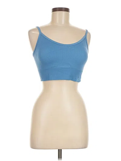 Pre-owned Uniqlo Sports Bra In Blue