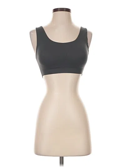 Pre-owned Uniqlo Sports Bra In Gray