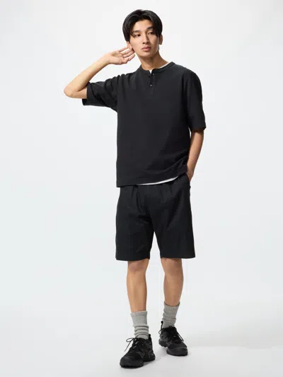 Uniqlo Stretch Easy Shorts 8" Black Xl  Us