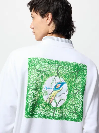 Uniqlo Studio Ghibli Sweatshirt The Boy And The Heron White Xs  Us
