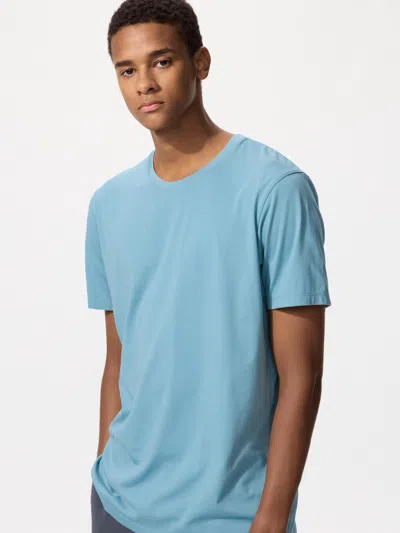 Uniqlo Supima Cotton T-shirt Blue 2xl  Us