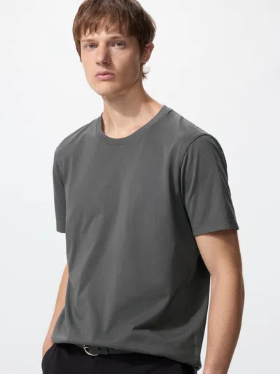 Uniqlo Supima Cotton T-shirt Gray 3xl  Us