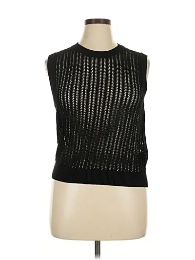 Pre-owned Uniqlo Sweater Vest In Black