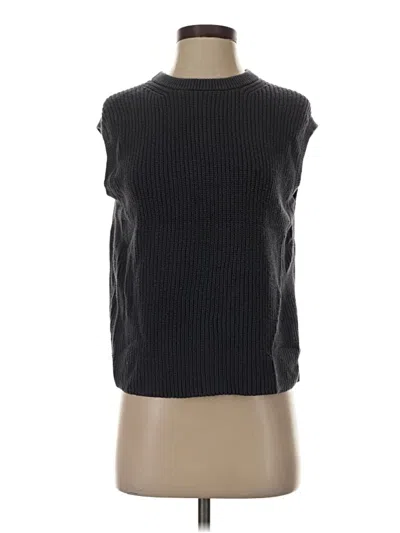 Pre-owned Uniqlo Sweater Vest In Black