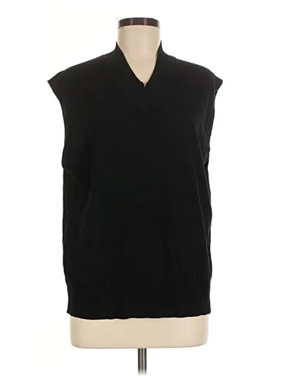 Pre-owned Uniqlo Sweater Vest In Black