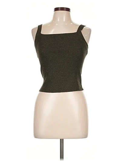 Pre-owned Uniqlo Sweater Vest In Green