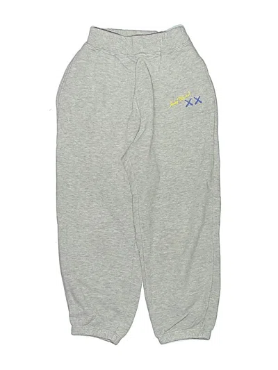 Pre-owned Uniqlo Kids' Sweatpants In Gray
