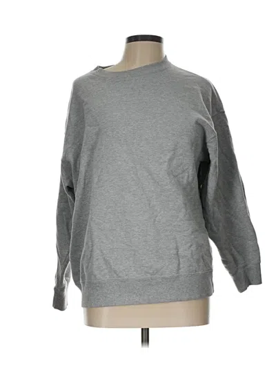 Pre-owned Uniqlo Sweatshirt In Gray