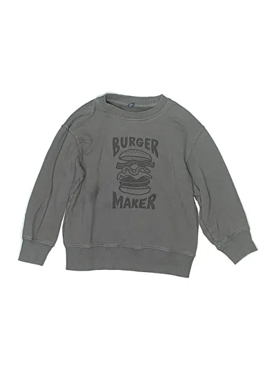 Pre-owned Uniqlo Kids' Sweatshirt In Gray