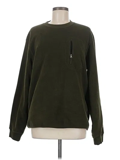 Pre-owned Uniqlo Sweatshirt In Green
