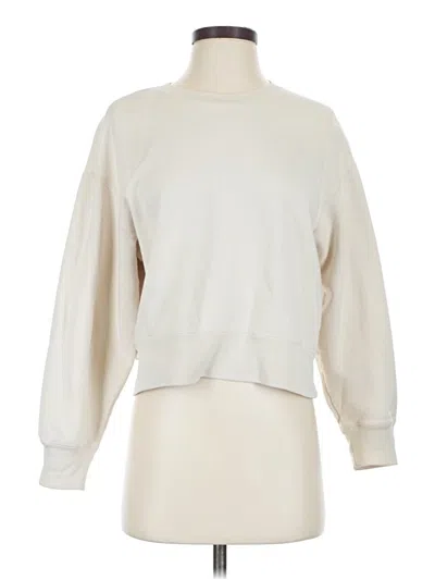 Pre-owned Uniqlo Sweatshirt In Ivory