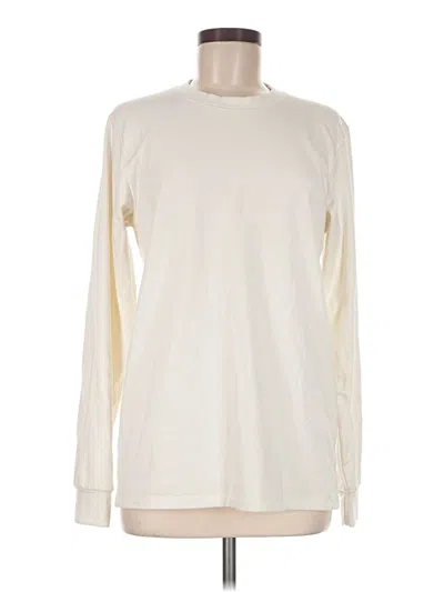 Pre-owned Uniqlo Sweatshirt In Ivory