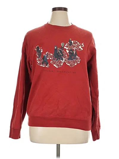 Pre-owned Uniqlo Sweatshirt In Red