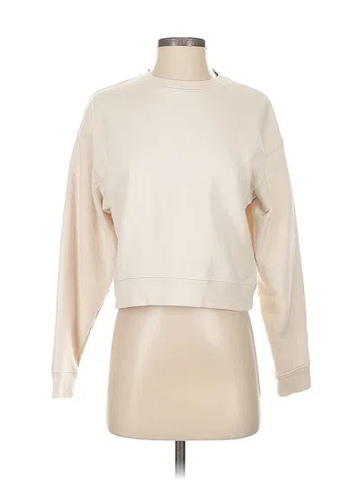 Pre-owned Uniqlo Sweatshirt In White