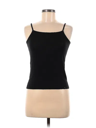 Pre-owned Uniqlo Tank Top Black Halter Neckline Tops